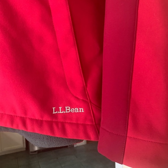 LL BEAN SKI COLD JACKET LINED LARGE RASPBERRY - Picture 7 of 13